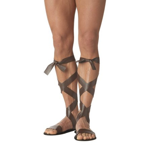 Roman Sandal Brown Lace-up Gladiator Style Roman Sandal Brown Lace-up Gladiator Style