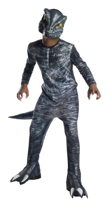 Jurassic World Licensed Velociraptor Blue Kids Costume