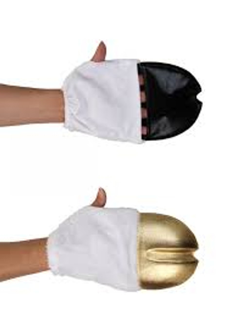 Unicorn Front Hooves Gold Hand Mits