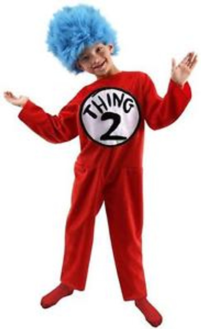 Thing 1&2 deluxe kids costume 