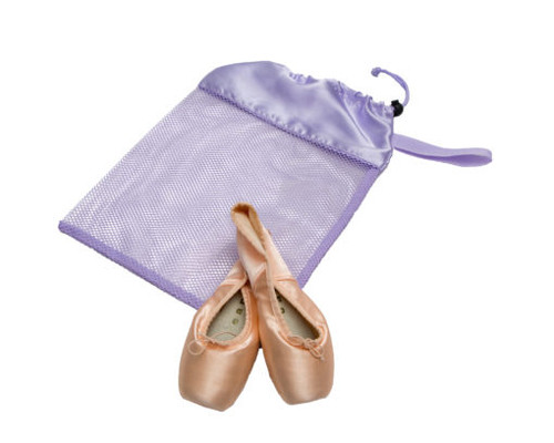 Lavender Mesh shoe bag 