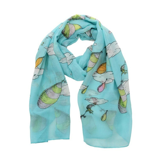 Dr. Seuss Oh the Places You'll Go! Light Weight Scarf 