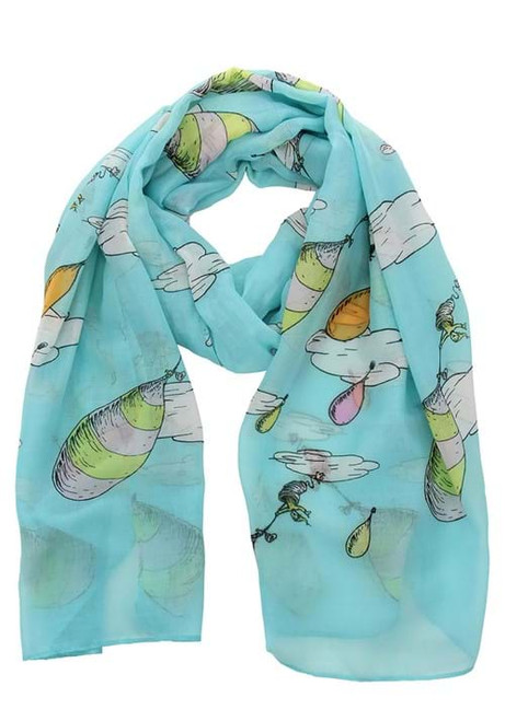 Dr. Seuss Oh the Places You'll Go! Light Weight Scarf 