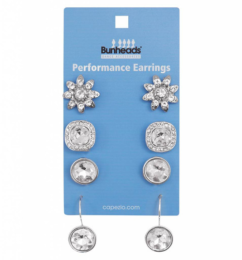 Performance earrings 4 pc