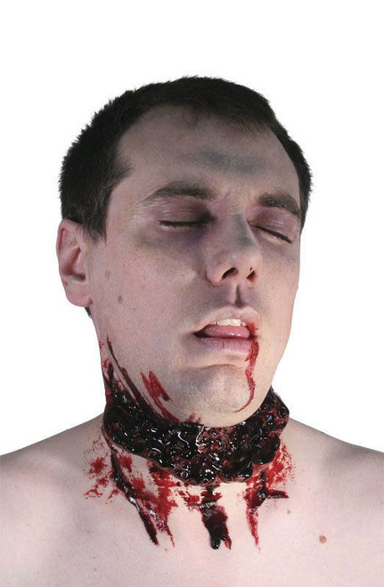 Gurgle slit throat latex appliance 