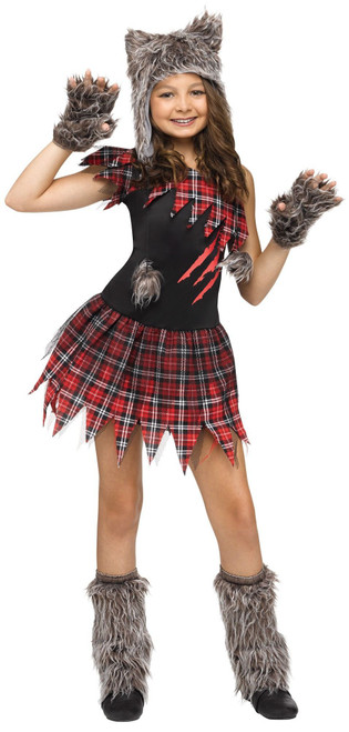 Wild Wolfie Girls Costume