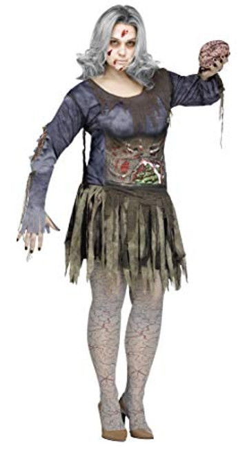 Zombie Dress Ladies Plus Costume 