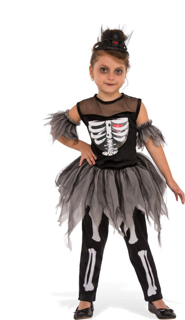 Skelerina Girls Costume