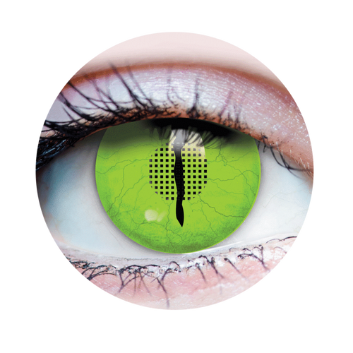 PRIMAL ® Jurassic III - Green Reptile Colored Contact Lenses