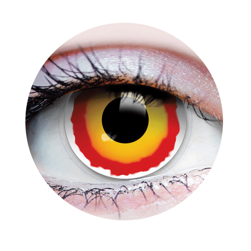 PRIMAL ® Sith - Red & Yellow Colored Contact Lenses