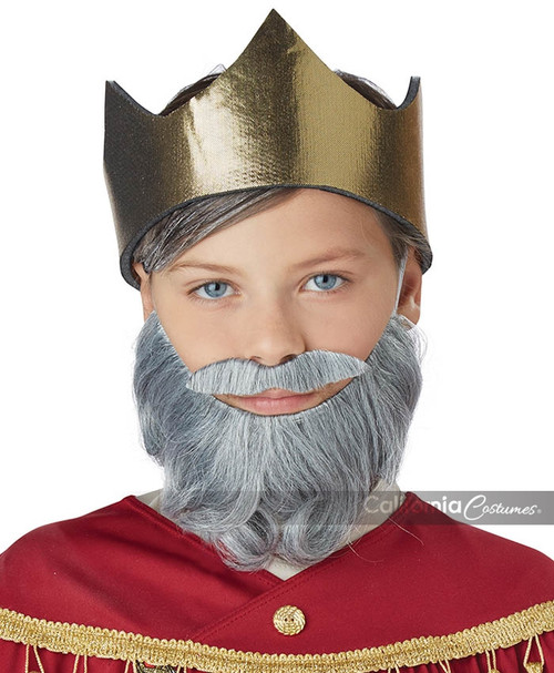 Wise Man Beard And Mustache Child Grey