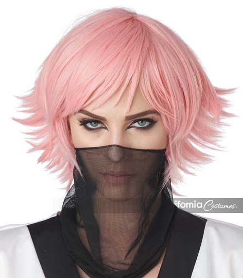 Feathered Cosplay Pink Wig