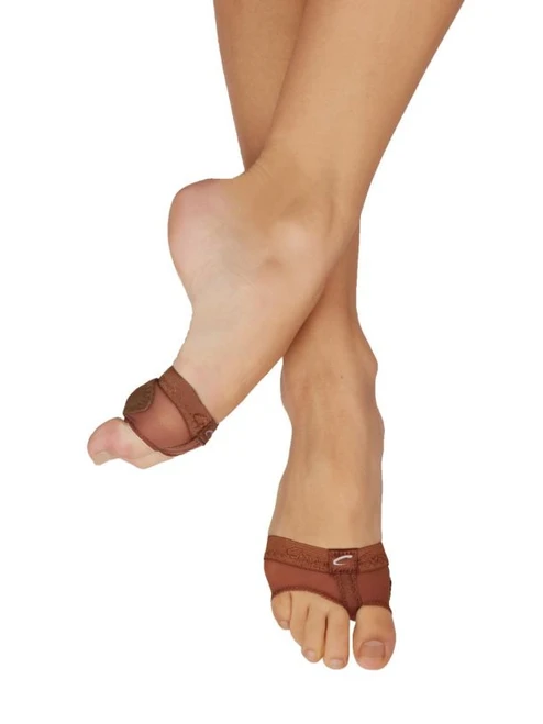 Capezio H07 Espresso Adult Footundeez Lyrical Half Sole