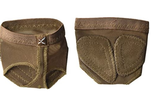 Capezio H07 Espresso Adult Footundeez Lyrical Half Sole