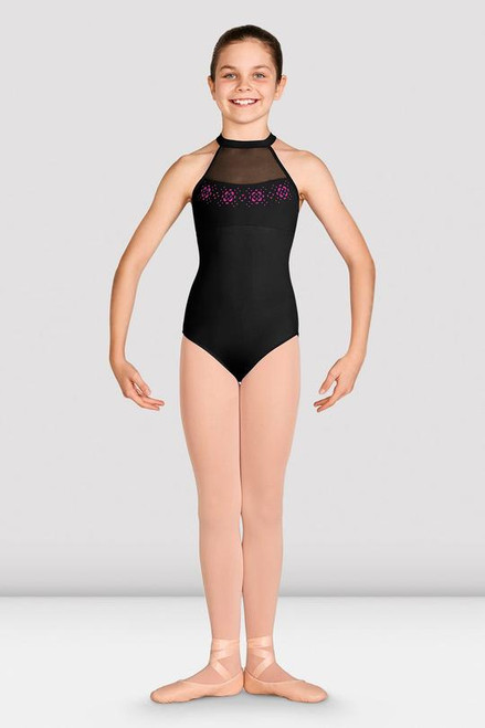 Girls Camillah Halter Neck Open Back Leotard