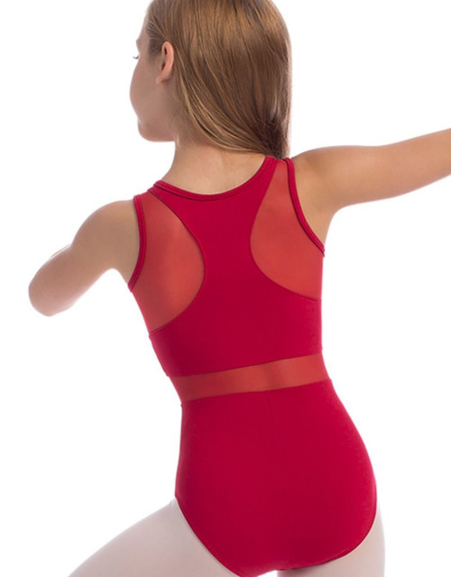 So Danca Black & White Print Mesh Leotard main image 0