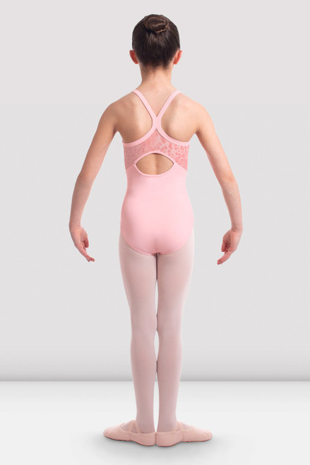 Bloch Girls Becki Animal Print Mesh Camisole Leotard Bloch Girls Becki Animal Print Mesh Camisole Leotard