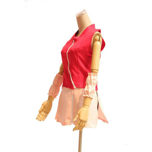 Anime Naruto Haruno Sakura Ninja Set Cosplay Costume Anime Naruto Haruno Sakura Ninja Set Cosplay Costume