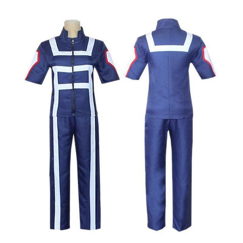 Anime My Hero Academia Short Sleeve Sports Uniform Cosplay Costume Anime My Hero Academia Short Sleeve Sports Uniform Cosplay Costume