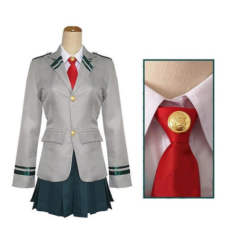 Anime My Hero Academia Female School Uniform Cosplay Costume Anime My Hero Academia Female School Uniform Cosplay Costume