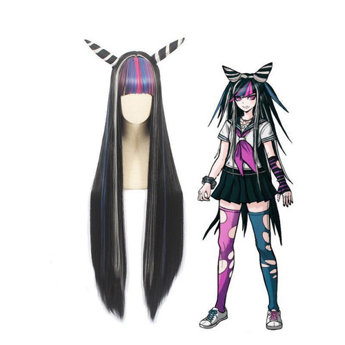 Anime Danganronpa: Trigger Happy Havoc Mioda Ibuki 100cm Long Straight Cosplay Wigs