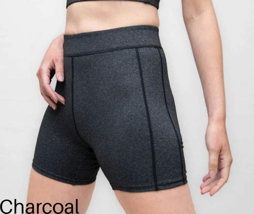 Fine Heather Short with Flatlock Stitching - Womens Fine Heather Short with Flatlock Stitching - Womens