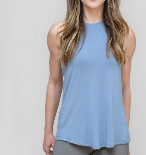 Modal Soft Jersey Fly-away Racer Back Pullover - Womens