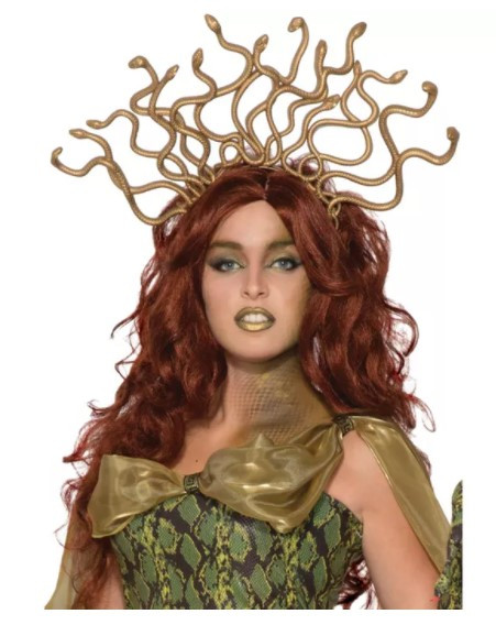 Rubies Gold Medusa Headband