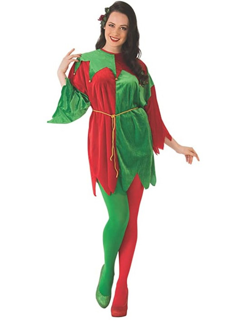 Rubies Adult Elf Costume - Unisex - Dress 14-16, Jacket 36-40