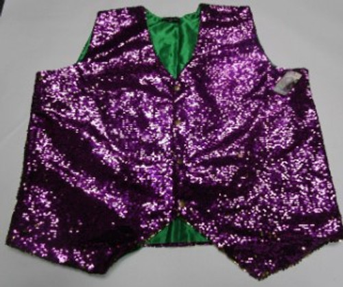 Reversible Sequin Unisex Vest