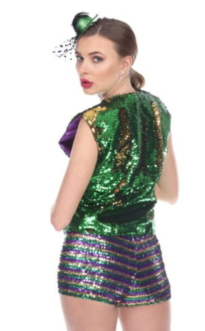 Reversible Sequin Unisex Vest