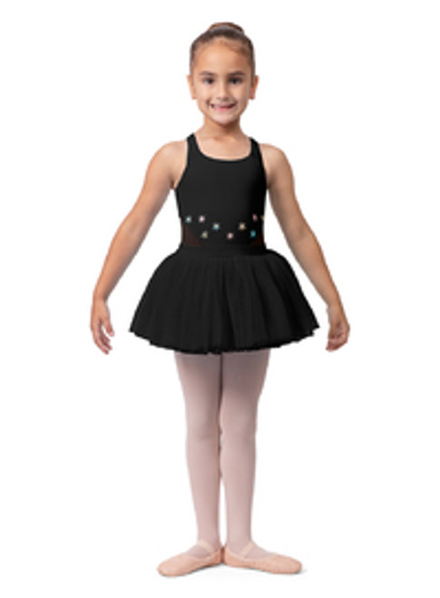 Block Girls Black Isabeau Cross Back Tutu Dress