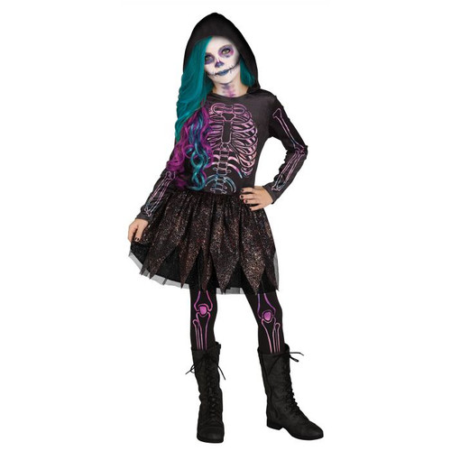 Galaxy Skeleton Child Costume