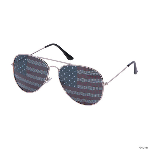 USA Flag Aviator Sunglasses