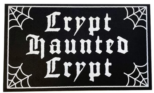 Sourpuss Crypt Haunted Crypt Doormat