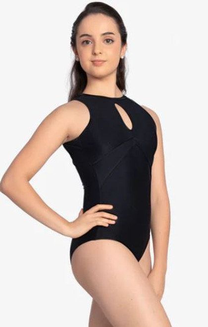 SoDanca Adult Tank Leotard With High Neck And Clasp Back