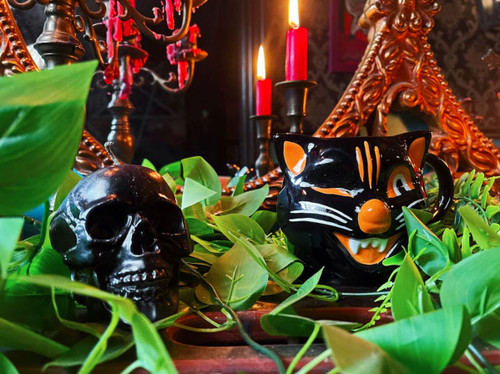 Sourpuss Anatomical Skull Candle