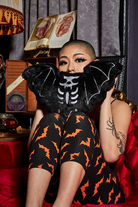 Sourpuss Furry Bat Pillow