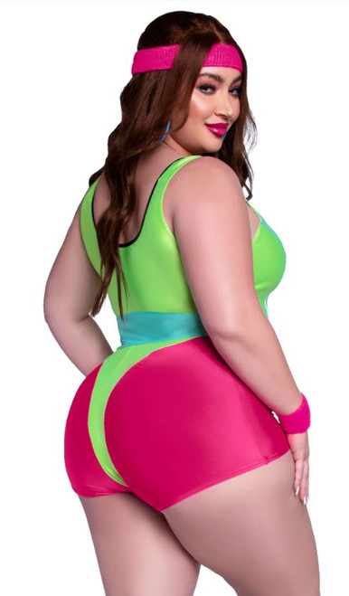 Plus 80s Workout Hottie Costume