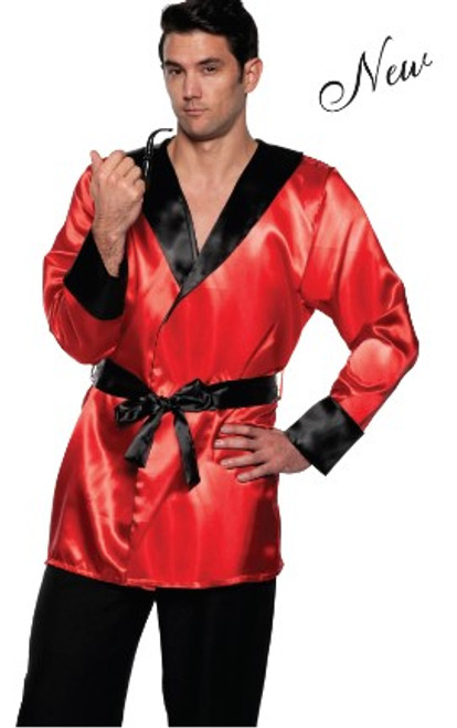 Satin Smoking Jacket XXL