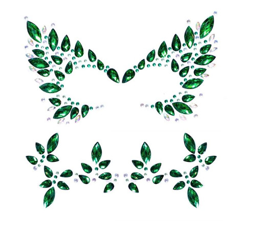 Poison Adhesive Face Jewels Sticker