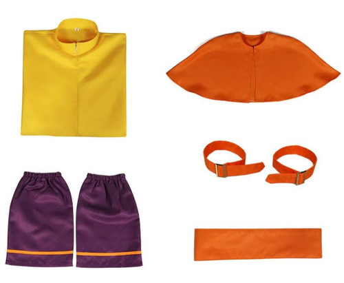 Anime Avatar: The Last Airbender Aang Outfit Cosplay Costume
