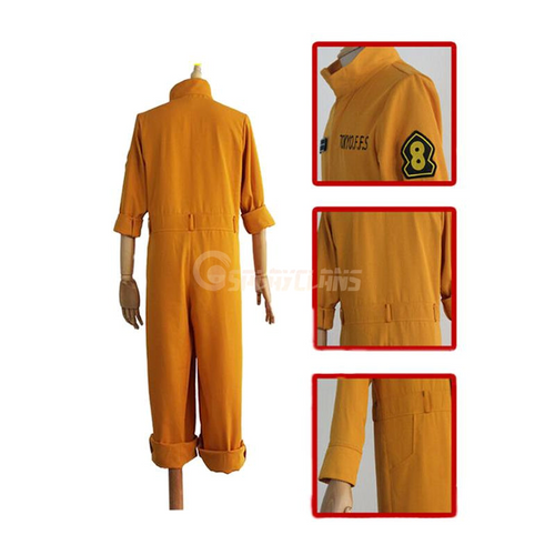 Anime Fire Force Shinra Kusakabe & Maki Oze Fire Suit Cosplay Costume