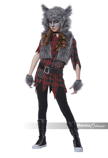 Werewolf Girl Child Costume