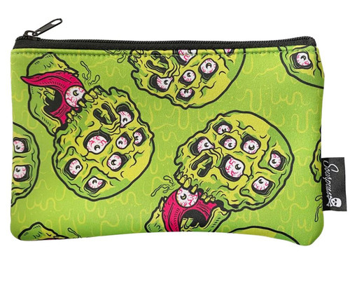 Sourpuss Gnarly Skull Zip Pouch