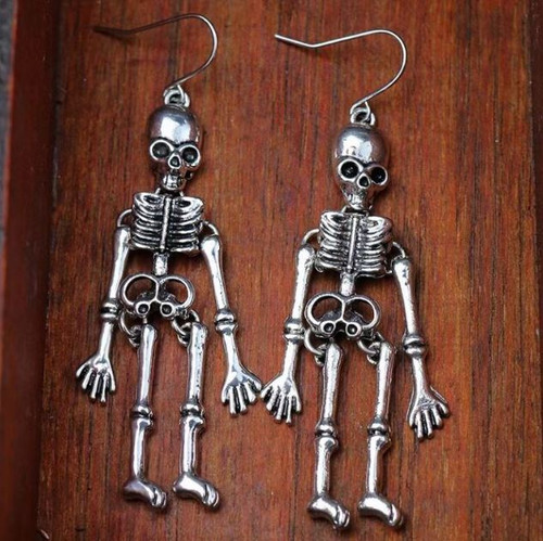 Skeleton Body Earrings