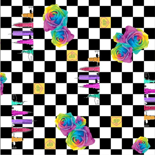 NY Love Check Leotard