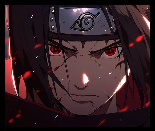 PRIMAL ® Itachi Uchiha Mangekyou Colored Contact Lenses