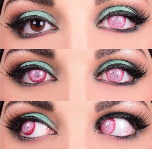 PRIMAL ® Embryo - Cosplay Pink Colored Contact Lenses