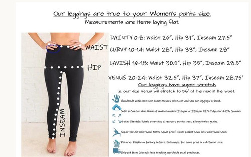 Unique High-quality Handcrafted Vibrant Leggings